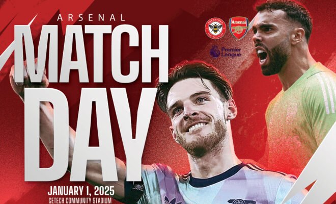 Brentford vs Arsenal Premier League Match Preview 01 January 2025