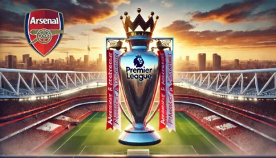 DALL·E-2025-01-02-17.33.04-A-professional-featured-image-for-an-article-titled-Can-Arsenal-Win-the-Premier-League_-showcasing-Arsenals-Emirates-Stadium-at-sunset-as-the-back